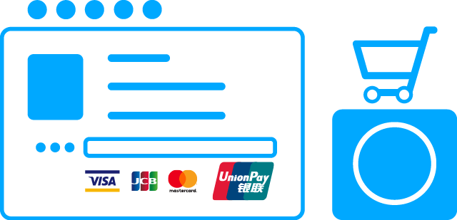 UnionPay used in website check-out process