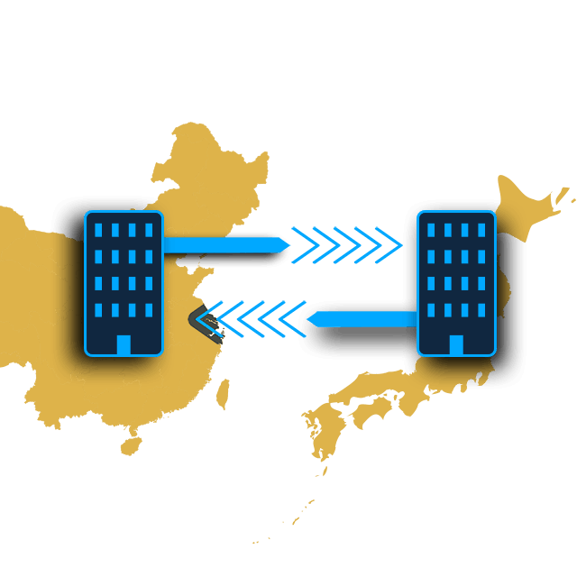 B2B with Japan and China